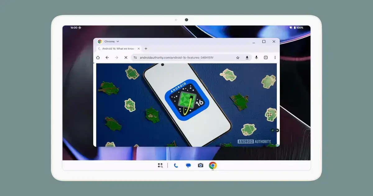 Android 16 traz botão de minimizar para janelas de aplicativos