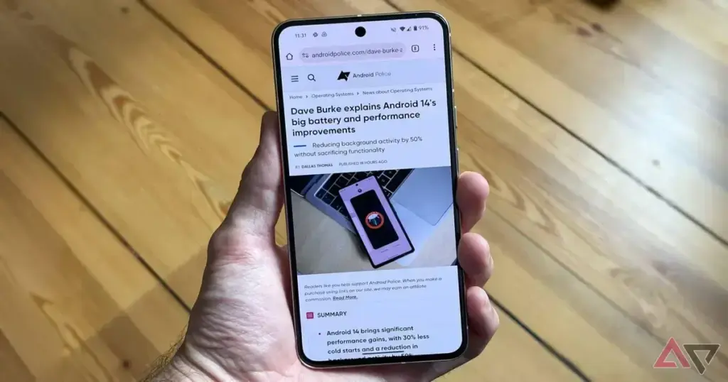Chrome para Android finalmente adotará layout inovador no Android 15