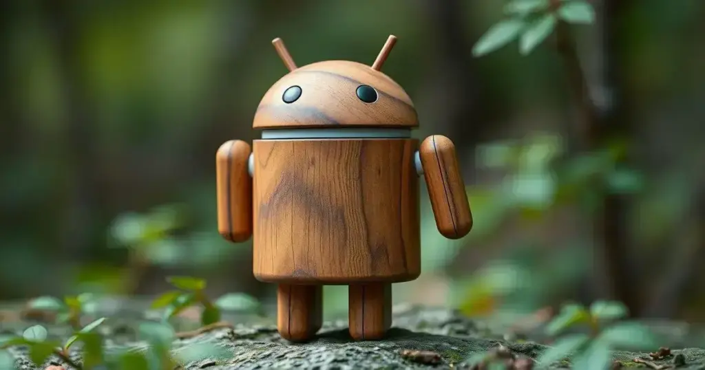 Conheça o novo colecionável: o Android Pine Pal em estilo rústico