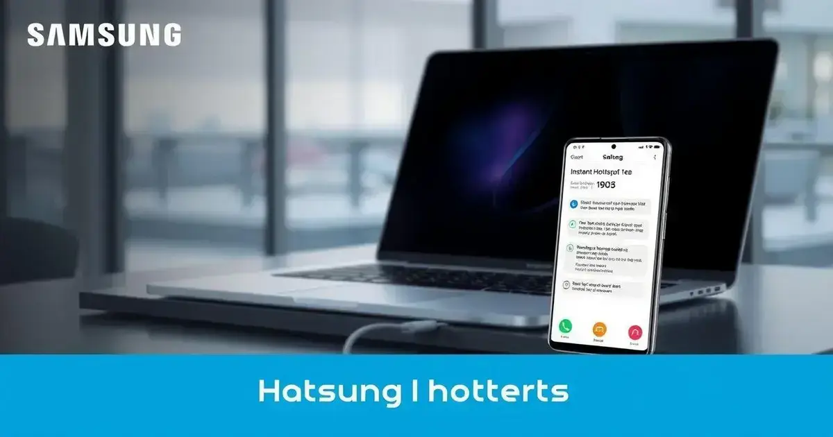 Galaxy S25 agora suporta a funcionalidade de hotspot instantâneo