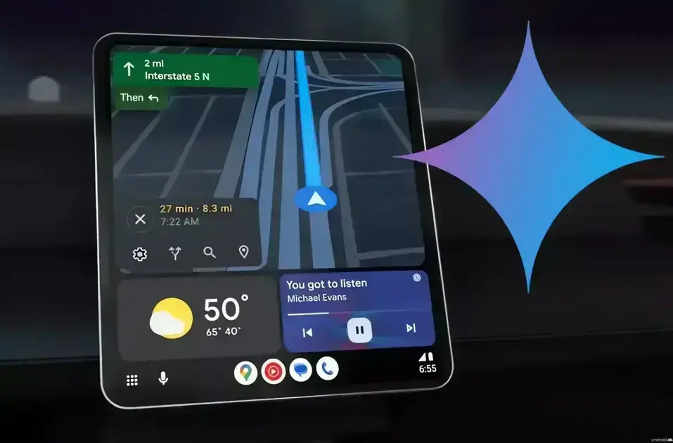 Google está integrando a Gemini AI ao Android Auto com modo ao vivo 1 Google está integrando a Gemini AI ao Android Auto com modo ao vivo