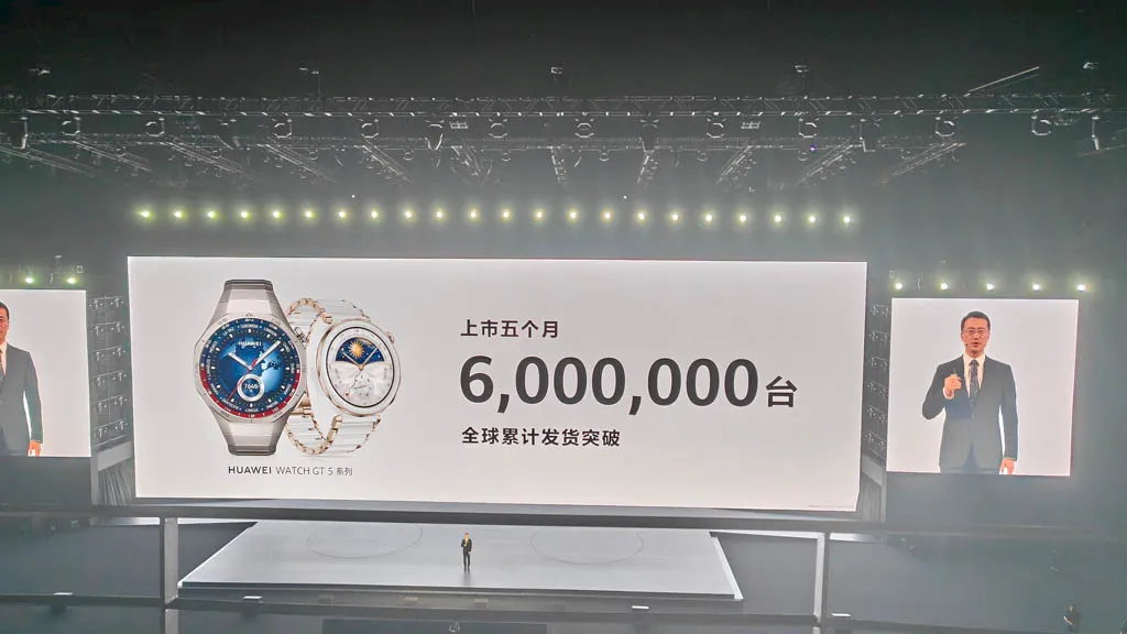 Huawei supera 6 milhões de unidades vendidas do Watch GT 5 em cinco meses