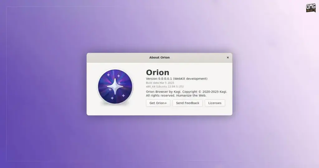 Kagi anuncia que navegador Orion estará disponível para Linux em breve