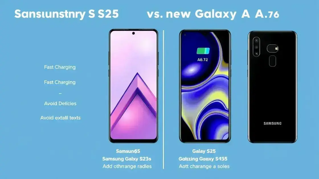 Os novos intermediários da Samsung superam o Galaxy S25 e S24