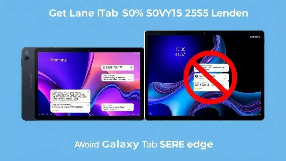Samsung prepara lançamento dos novos Galaxy Tab S10 FE e S25 Edge