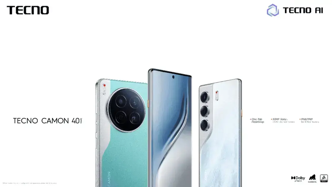 TECNO CAMON 40: O Futuro da Fotografia com Inteligência Artificial