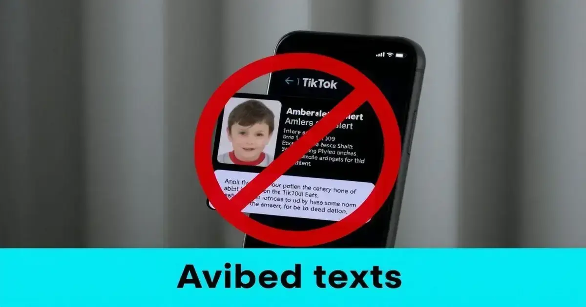 TikTok lança alerta Amber para crianças desaparecidas nos EUA