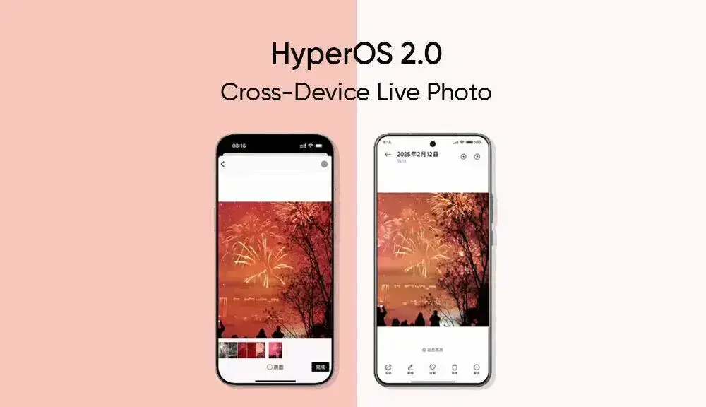 Xiaomi amplia os recursos do HyperOS 2 com fotos ao vivo entre dispositivos