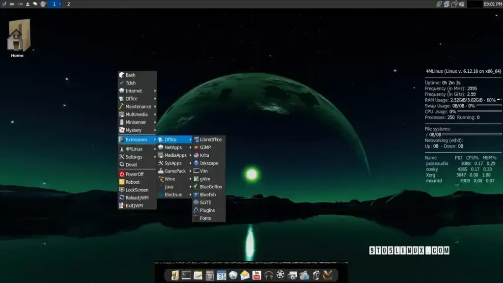 4MLinux 48: Nova versão traz melhorias com kernel Linux 6.12 LTS