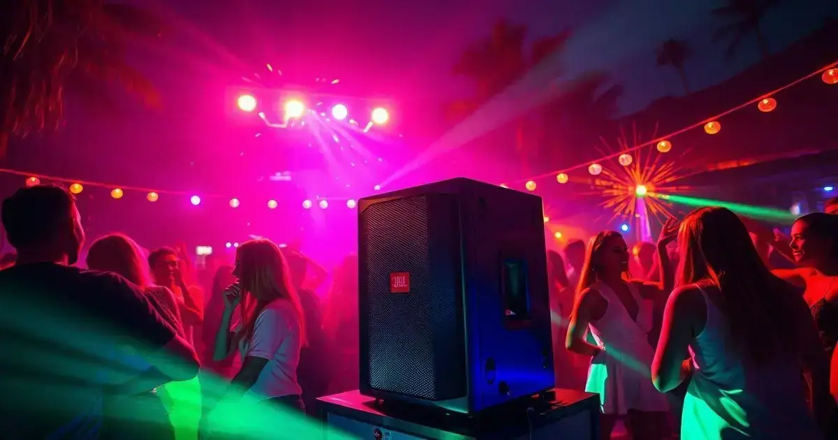 Aproveite o desconto imperdível na JBL PartyBox Club 120