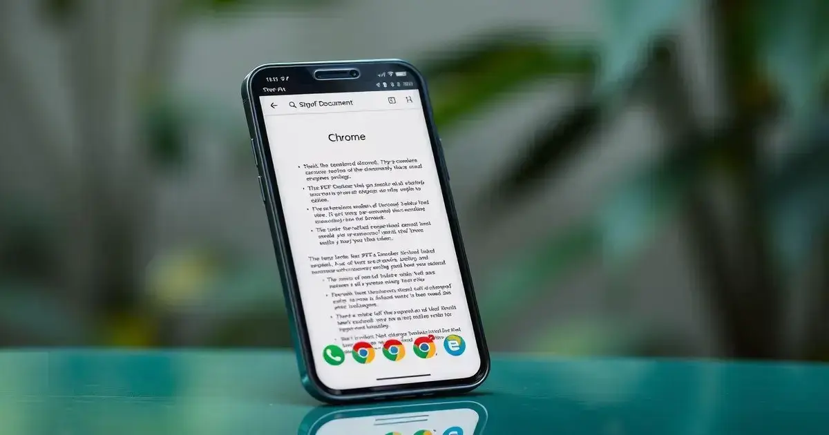 Chrome para Android agora suporta visualização de PDFs nativamente