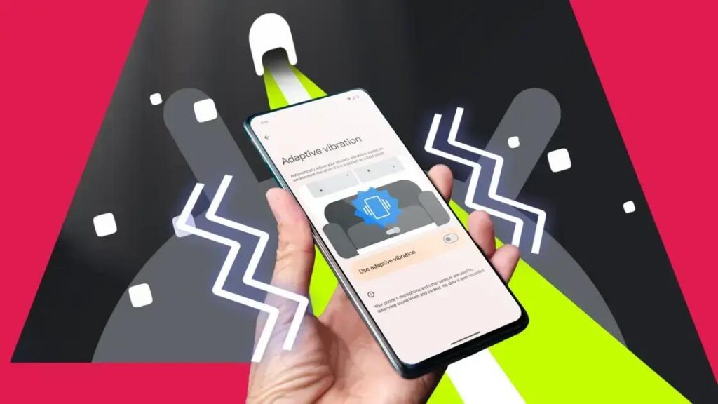 Como ativar a vibração adaptativa no Android 15
