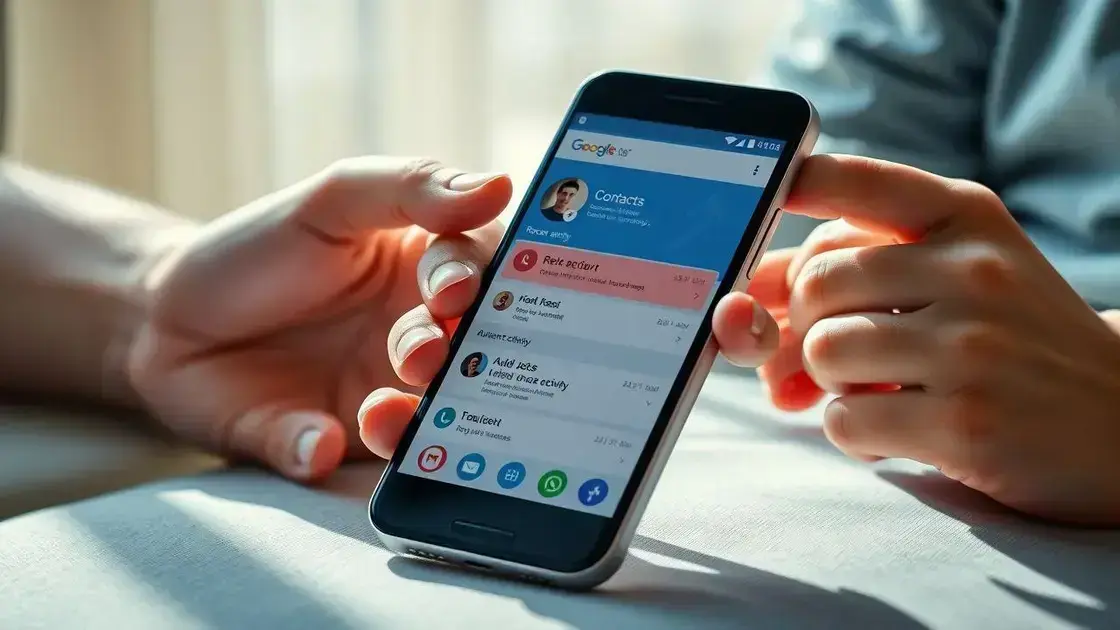 Google Contacts vai mostrar ligações e mensagens recentes do contato