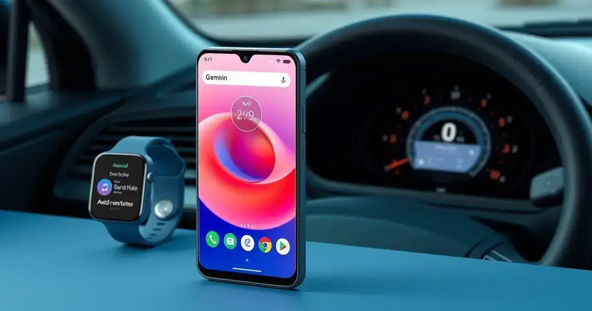 Google Gemini será disponibilizado em Wear OS e Android Auto este ano