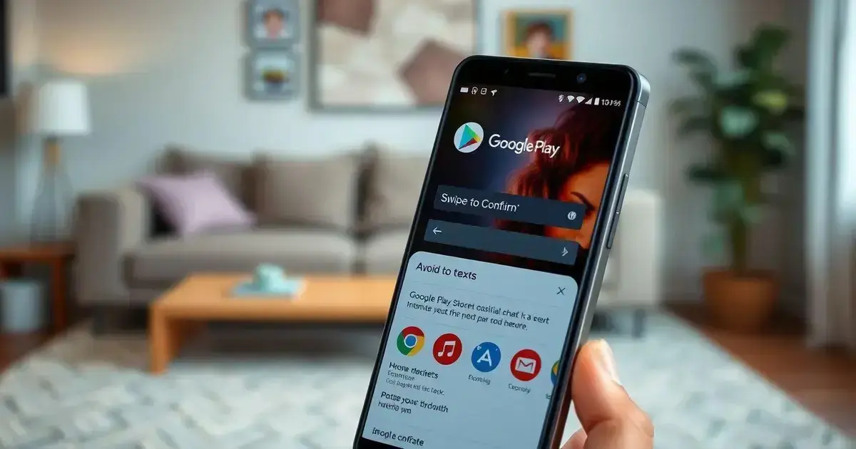 Google Play implementa gesto de deslizar para confirmar compras evitadas