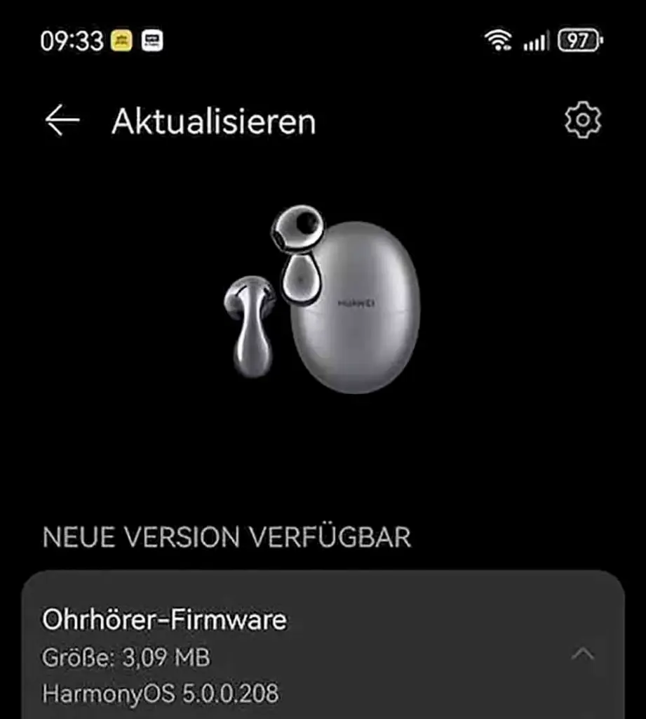 Huawei FreeBuds 5 ganha atualização para HarmonyOS 5.0