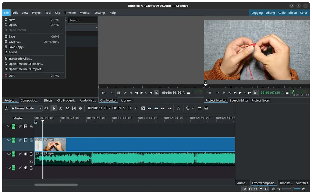 Kdenlive 25.04: Novidades e Melhorias em Edição de Vídeo