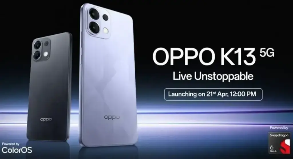 Lançamento do OPPO K13 5G na Índia: tudo que você precisa saber
