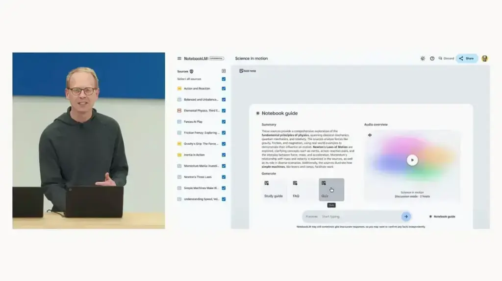 NotebookLM: agora com suporte a mais de 50 idiomas para audio