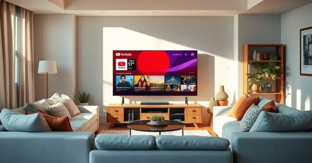 Novas funcionalidades do YouTube para smart TVs e consoles de jogos