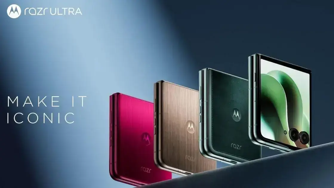 Novos detalhes sobre a Motorola Razr 60 Ultra: lançamento e especificações