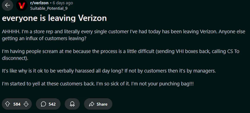 Representantes alegam que 'todos estão saindo da Verizon': entenda o motivo