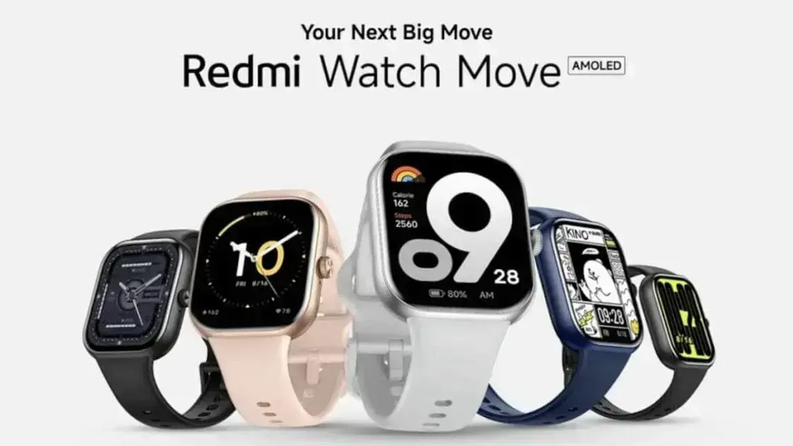 Xiaomi lança o Redmi Watch Move na Índia por apenas ₹1,999