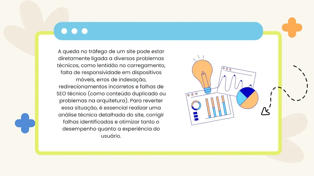 5 Razões Técnicas Pelas Quais Seu Site Está Perdendo Tráfego (e Como Corrigi-las)