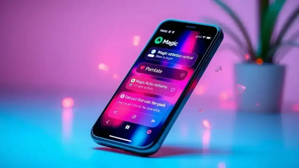 Android 16: O que esperar da nova função Magic Actions