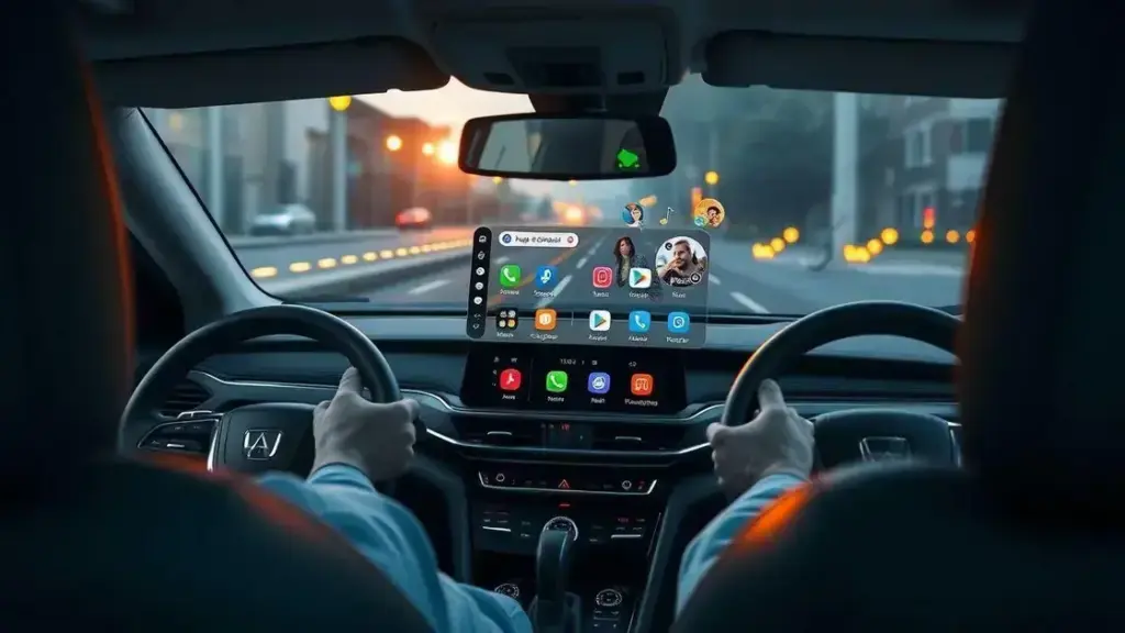 Android Auto traz novidades: jogos em tela reduzida