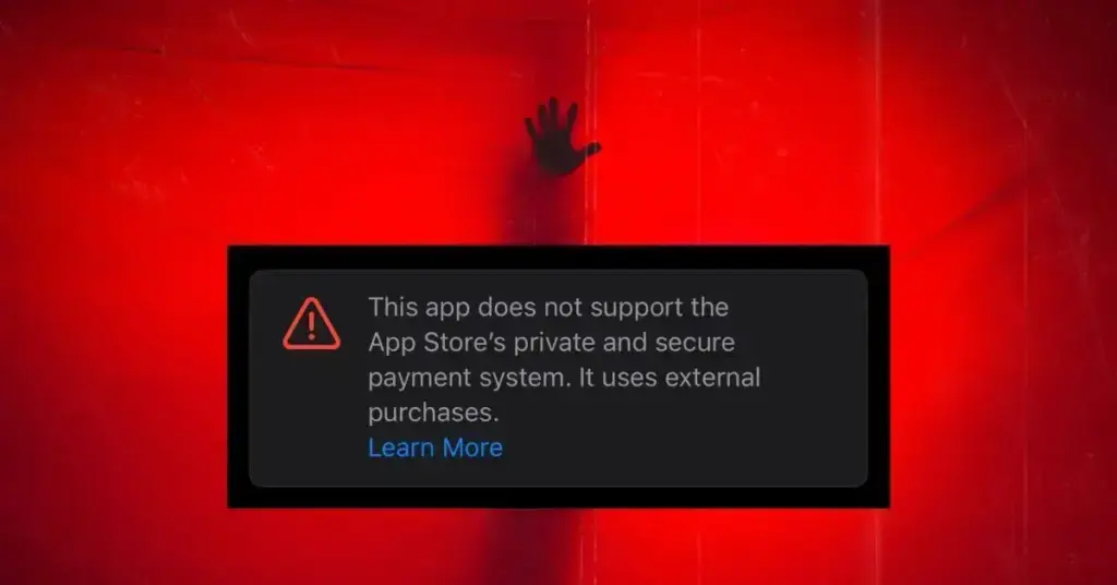 Apple utiliza aviso enganos para aplicativos com sistemas de pagamento de terceiros
