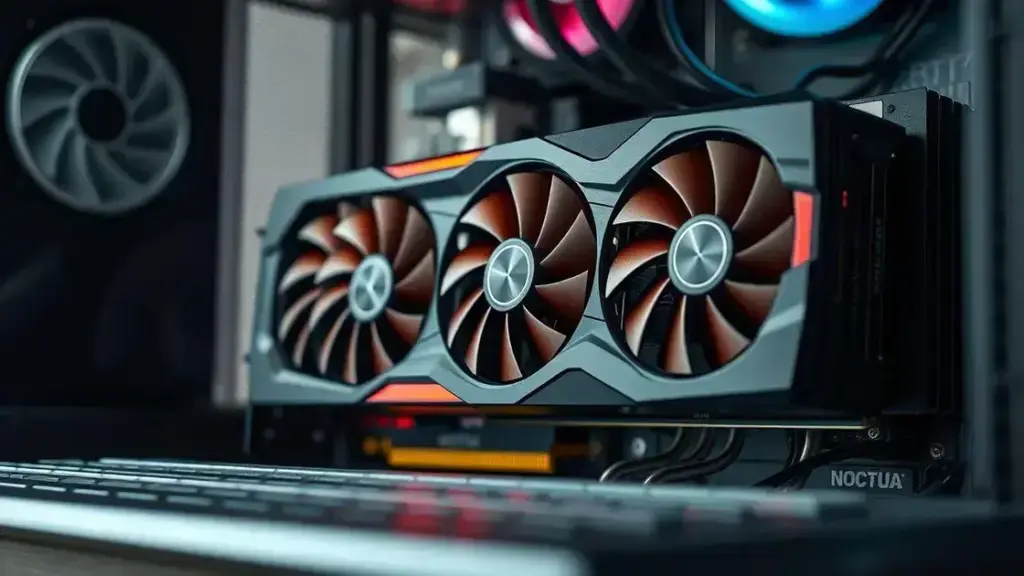 Asus e Noctua revolucionam com RTX 5080 triple-fan e novo gabinete externo na Computex