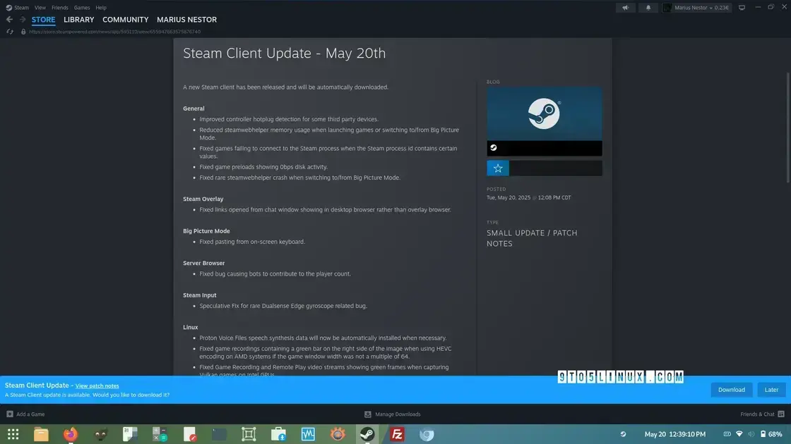 Atualização do Steam melhora gravações e jogo remoto no Linux