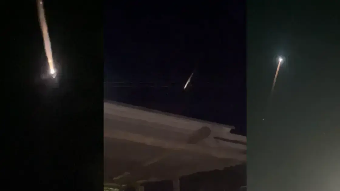 Bola de fogo no céu do Brasil: possível reentrada de foguete da SpaceX