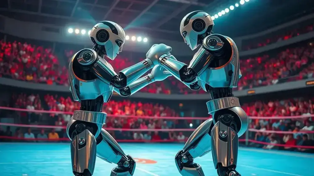 Campeonato de Boxe com Robôs Humanoides é Realizado na China
