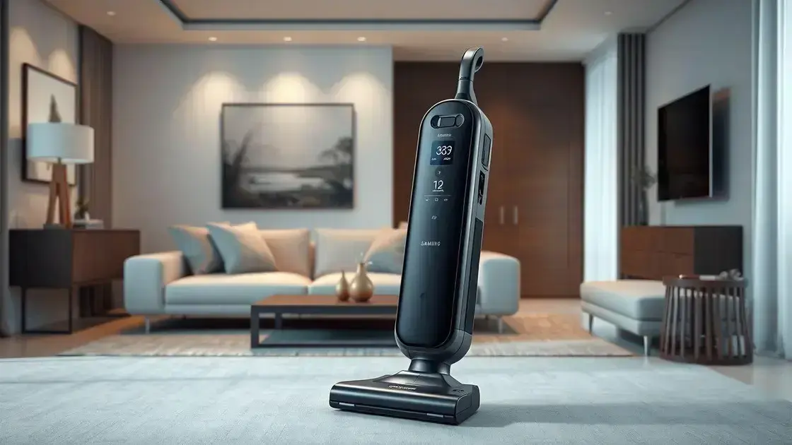 Como ativar alertas de chamadas e mensagens no seu aspirador Samsung 2025