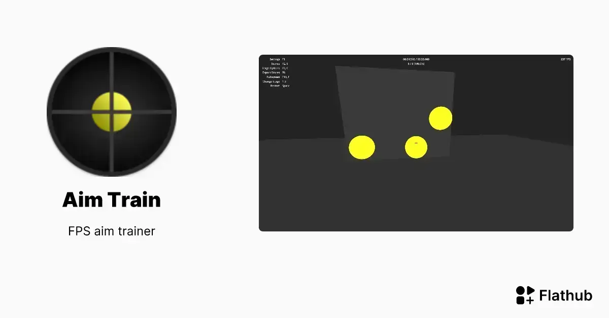 Como instalar o Aim Train no Linux via Flatpak
