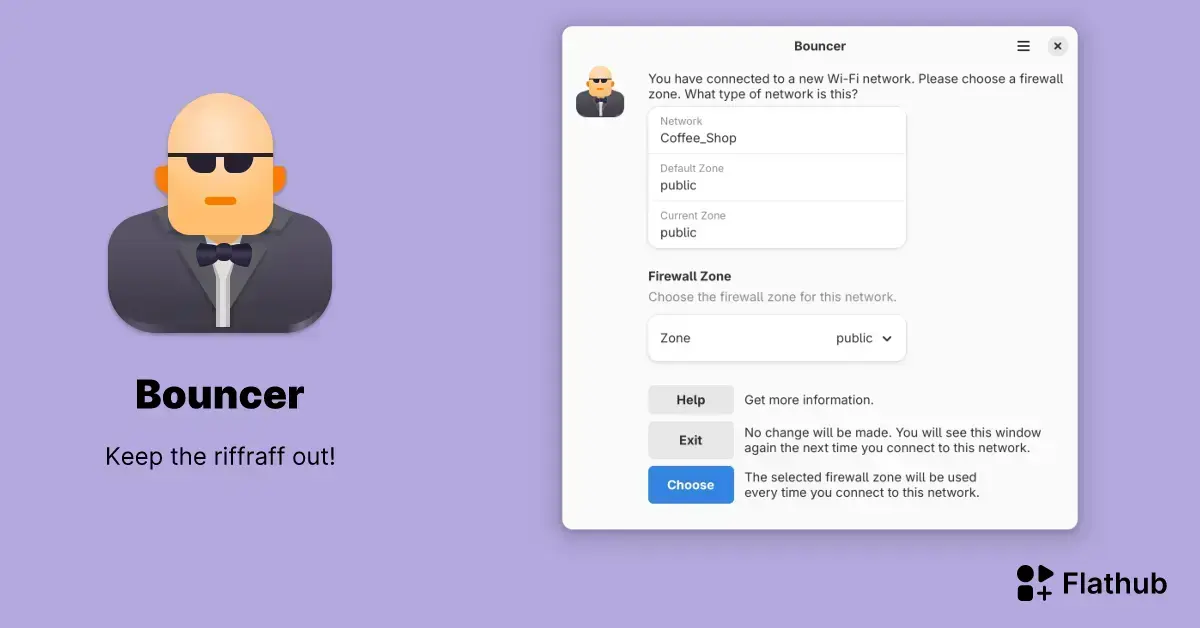 Como instalar o Bouncer no Linux via Flatpak