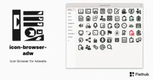Como instalar o Icon Browser for Adwaita no Linux via Flatpak