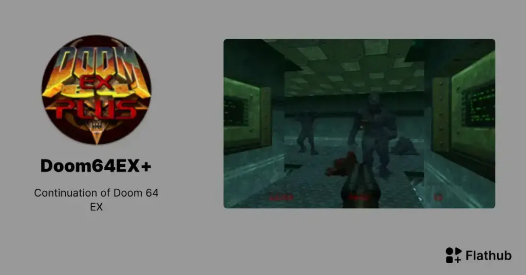 como instalar o jogo Doom64EX+ no Linux via Flatapak
