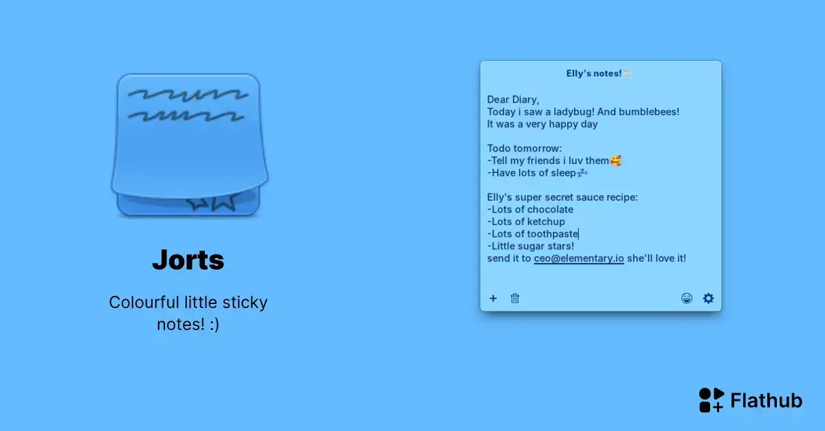 Como instalar o Jorts no Linux via Flatpak
