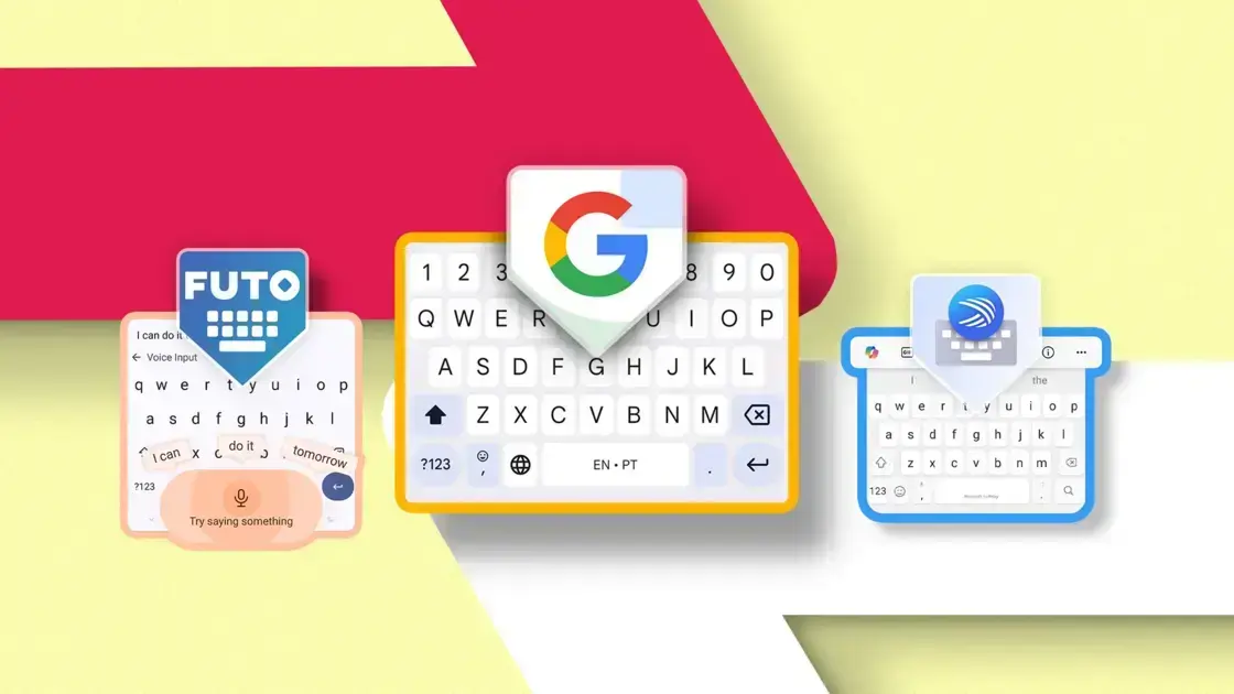 Comparativo entre FUTO Keyboard, Gboard e SwiftKey: Qual o Melhor?