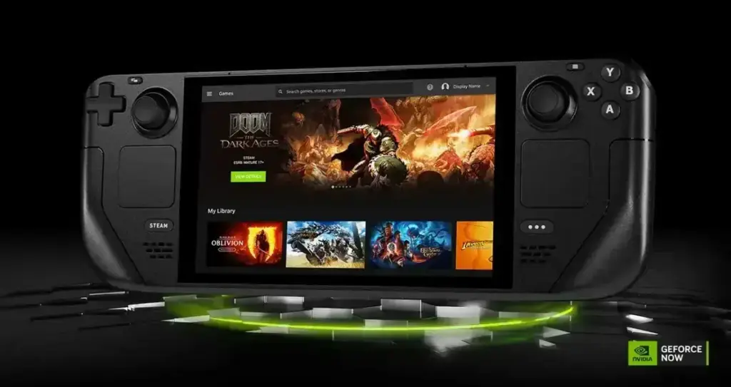 GeForce NOW agora tem app nativo para Steam Deck com streaming 4K e mais autonomia