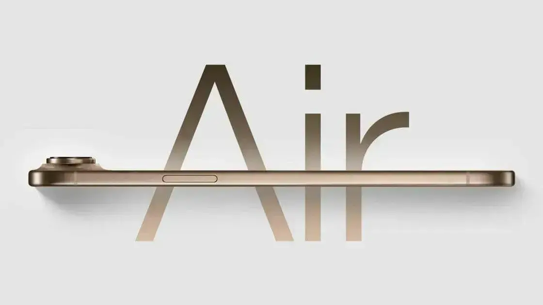 iPhone 17 Air: O smartphone mais fino que traz o desafio da autonomia