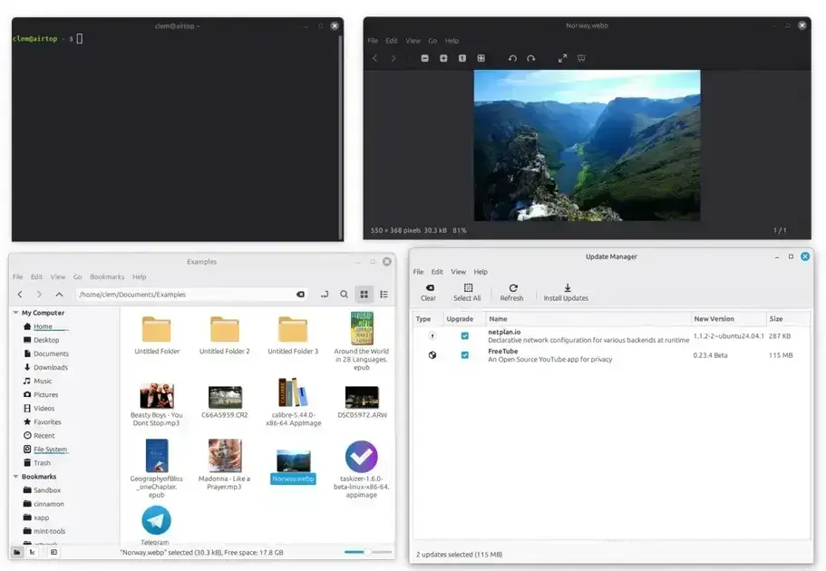 Linux Mint 22.2 ‘Zara’ chega em 2025 com tema mais moderno e refinado