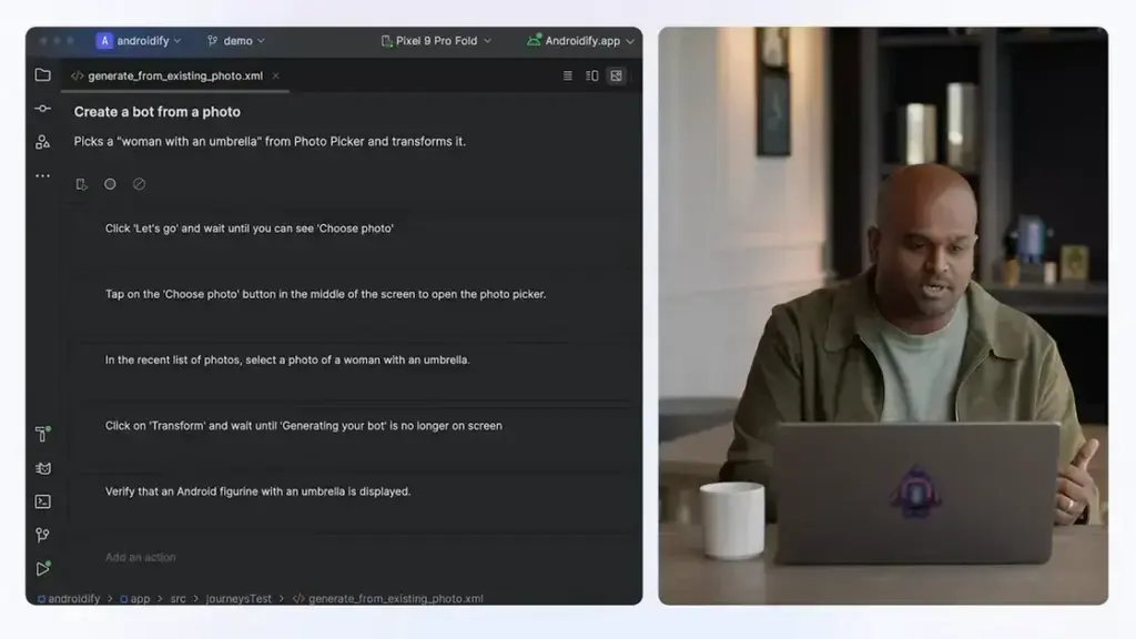 Novidades do Android Studio: Diagnósticos de falhas e AI para devs