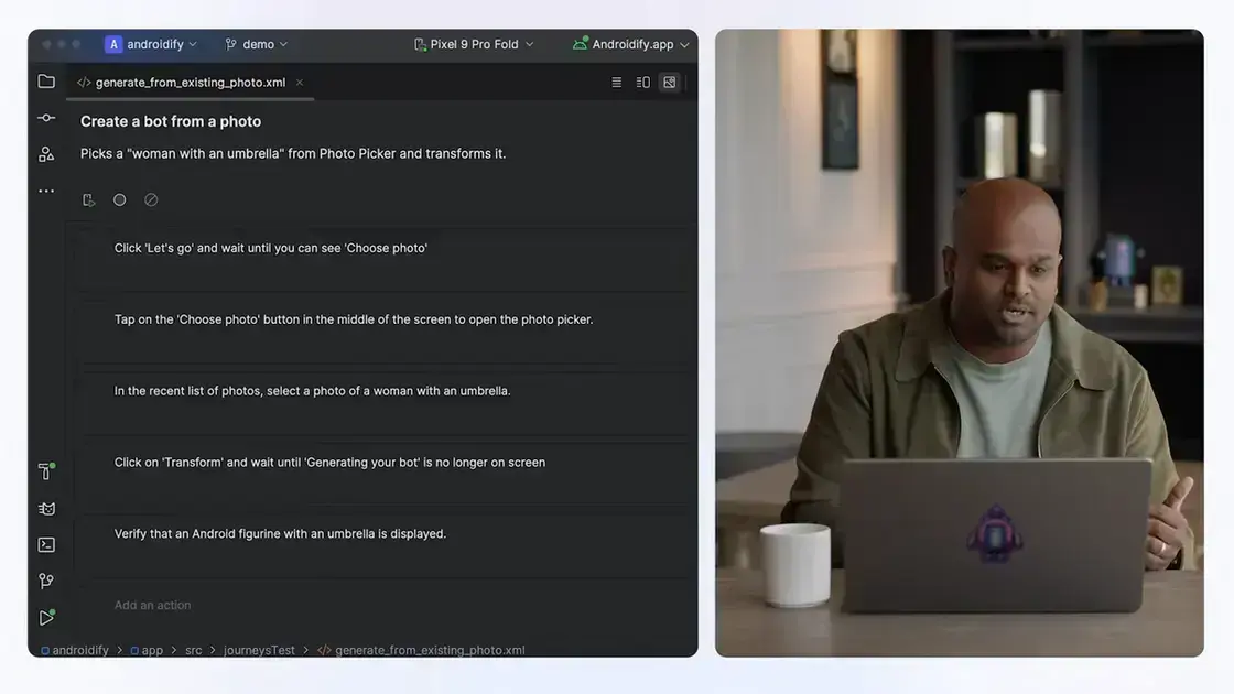 Novidades do Android Studio: Diagnósticos de falhas e AI para devs