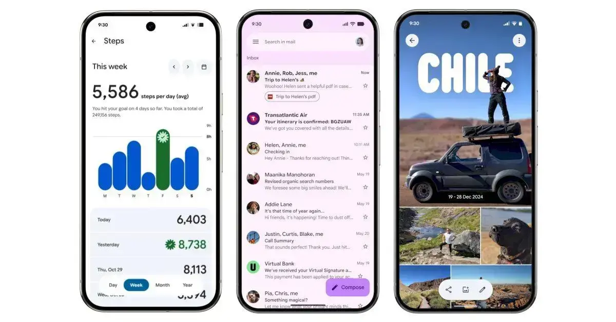 Novidades sobre o Material 3 Expressive nos apps do Google