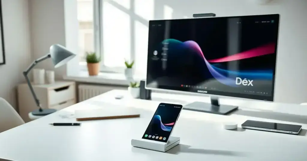 Redesign do Samsung DeX promete alinhar-se com o Android 16