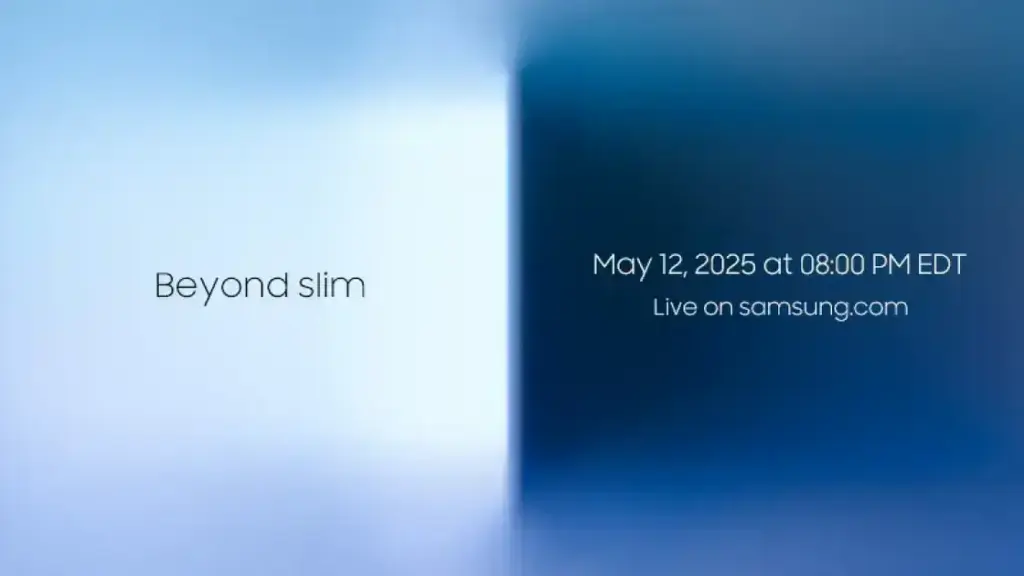 Samsung revela evento do Galaxy S25 Edge com design ultrafino e novidades